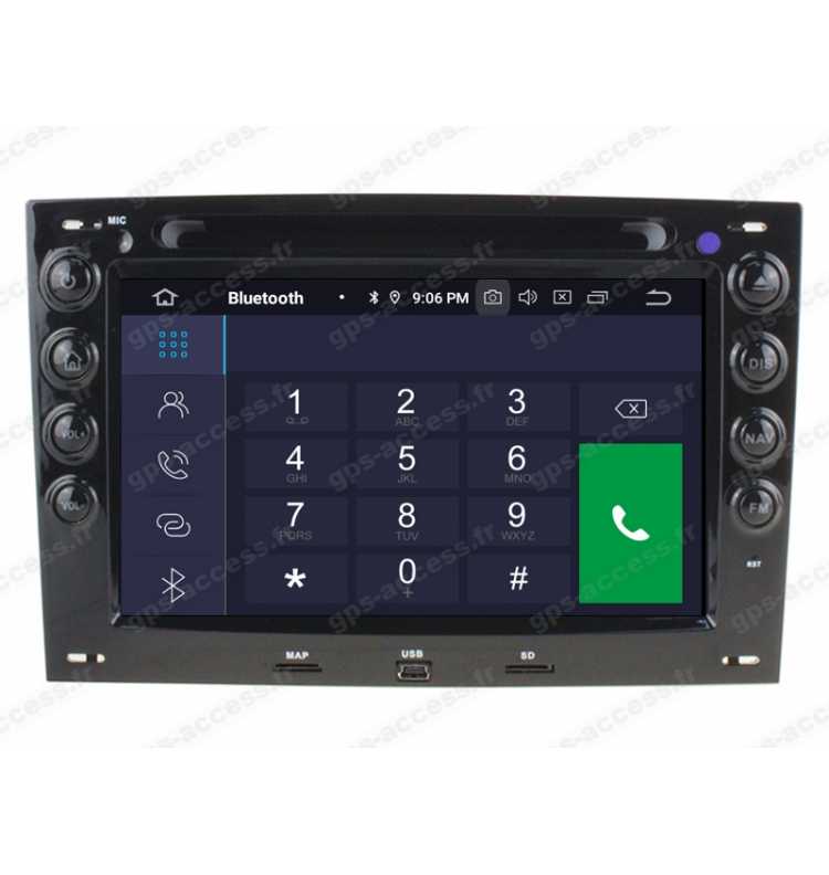 Autoradio GPS Renault Megane 2 II Android 12 