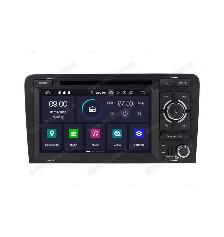 Autoradio GPS Android 10 Audi A3 S3 RS3 SPORTBACK