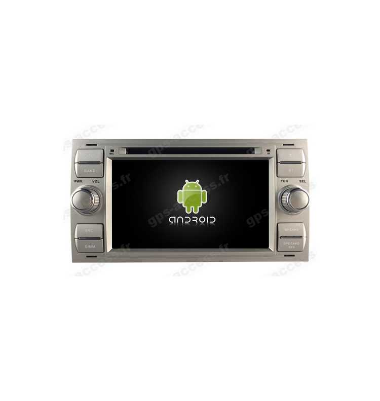 Autoradio Gris GPS Android 10 Ford Kuga, C-Max, S-Max, Fiesta, Focus, Transit, Fusion, Mondéo