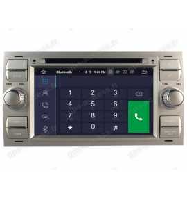 Autoradio Gris GPS Android 10 Ford Kuga, C-Max, S-Max, Fiesta, Focus, Transit, Fusion, Mondéo