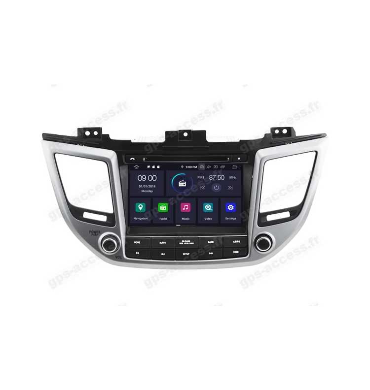 Autoradio GPS Android 10 Hyundai Tucson ix35 depuis 2015