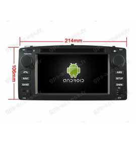 Autoradio Android 10 Navigation GPS, Bluetooth et MultiMedia Toyota Corolla