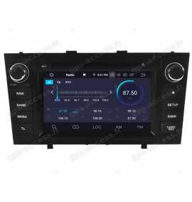 Autoradio GPS Android 10 Bluetooth Multimédia Toyota Avensis de 11/2008 à 2013