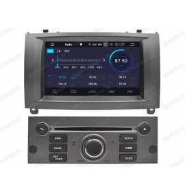 Autoradio Gris Android 10 Navigation GPS, Bluetooth Peugeot 407