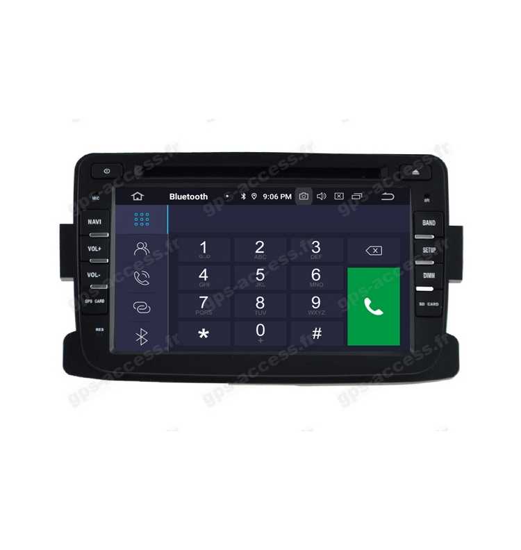 Autoradio GPS Dacia Duster Dokker Lodgy et Sandero Logan Android 12
