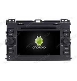 Autoradio Android 10 GPS Bluetooth Toyota Land Cruiser / Prado 120 de 2002 à 2009