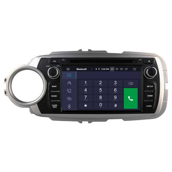 Autoradio Android 10 GPS Bluetooth Toyota Yaris Di 2012