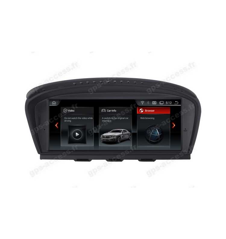Autoradio GPS Android 10 BMW série 3, Série 5, série 6, série 7.
