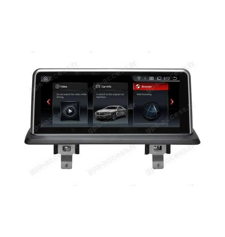 Autoradio GPS Android 10 BMW série 1 avec GPS d'origine