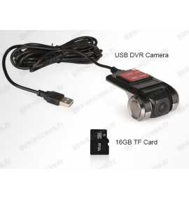 DASH CAM Full HD 1080p / 170° - Caméra avant Embarquée DVR pour autoradios android