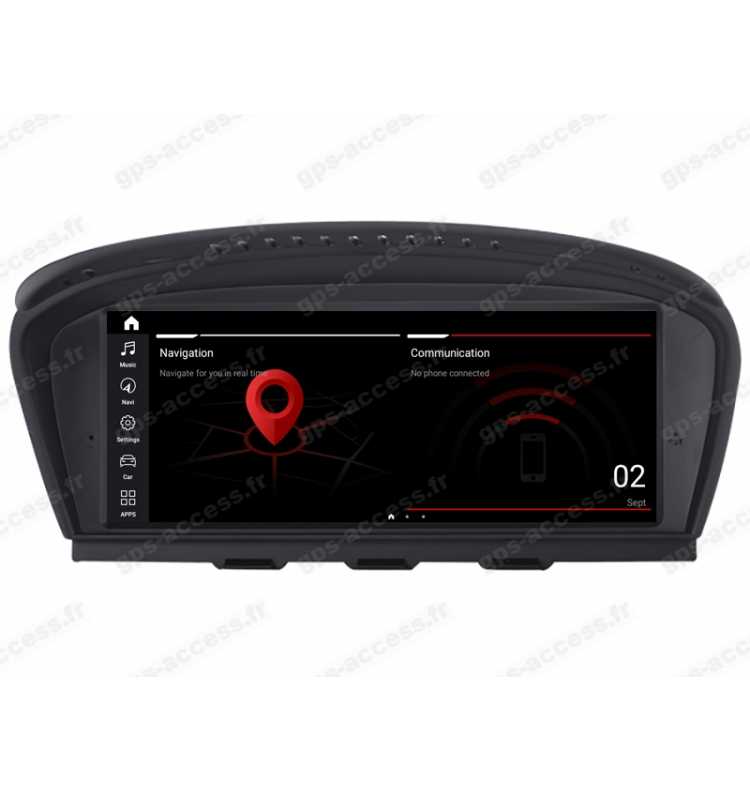 Autoradio GPS BMW série 3 E90 E91 E93 8.8" / 10.2" / 12.3" 2005 à 2012 Android 12 