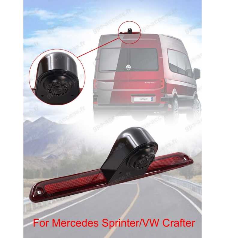 Caméra de recul CCD Mercedes Sprinter et VW crafter