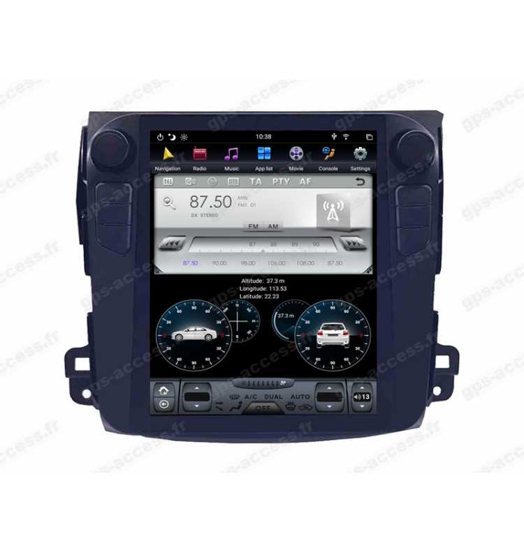Autoradio GPS Peugeot 4007 de 2007 à 2012 Android 