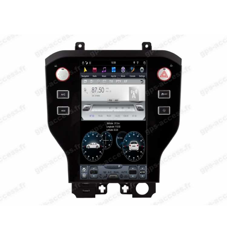 Autoradio GPS Ford Mustang de 2013 à 2018 Android 