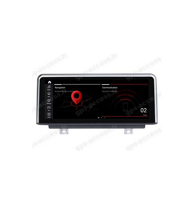 Autoradio GPS Android 10 BMW série 3 et 4 2013 à 2016