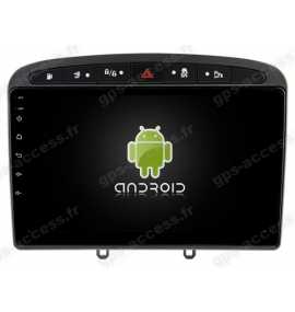 Autoradio Gris Android 11 GPS, Bluetooth Peugeot RCZ, 308, 308 CC, 308 SW