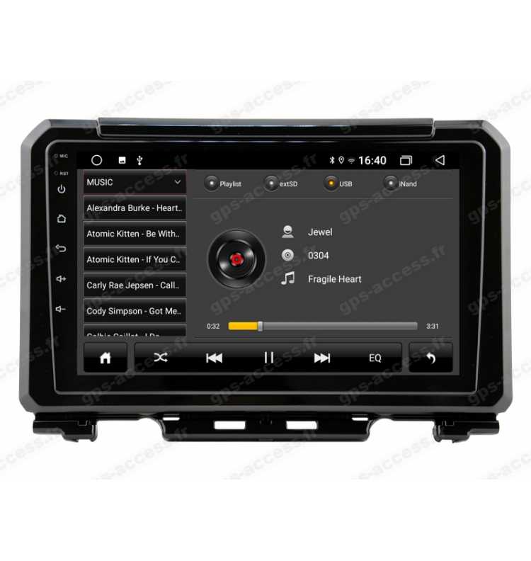 Autoradio GPS Suzuki Jimny depuis 2019 Android 12