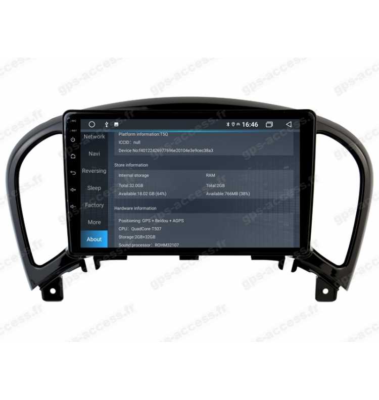 Autoradio GPS Nissan Juke 2010 à  2019 Android 12 