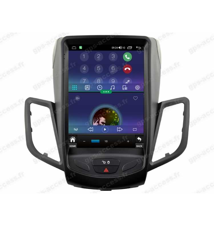 Autoradio GPS Ford Fiesta 2009 à 2017 Android 12