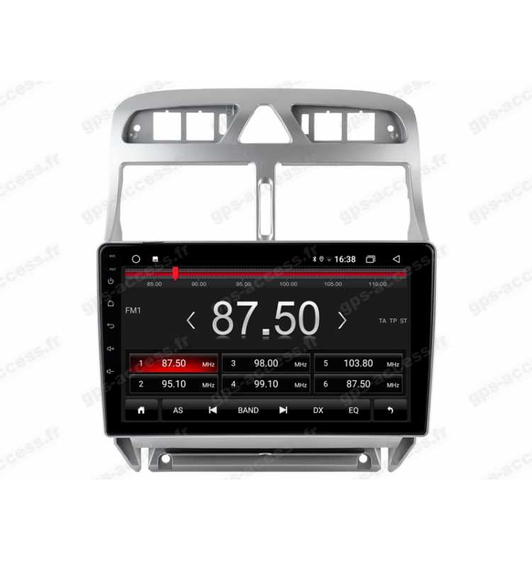 Autoradio GPS Peugeot 307 de 2002 à 2013 Android 12 
