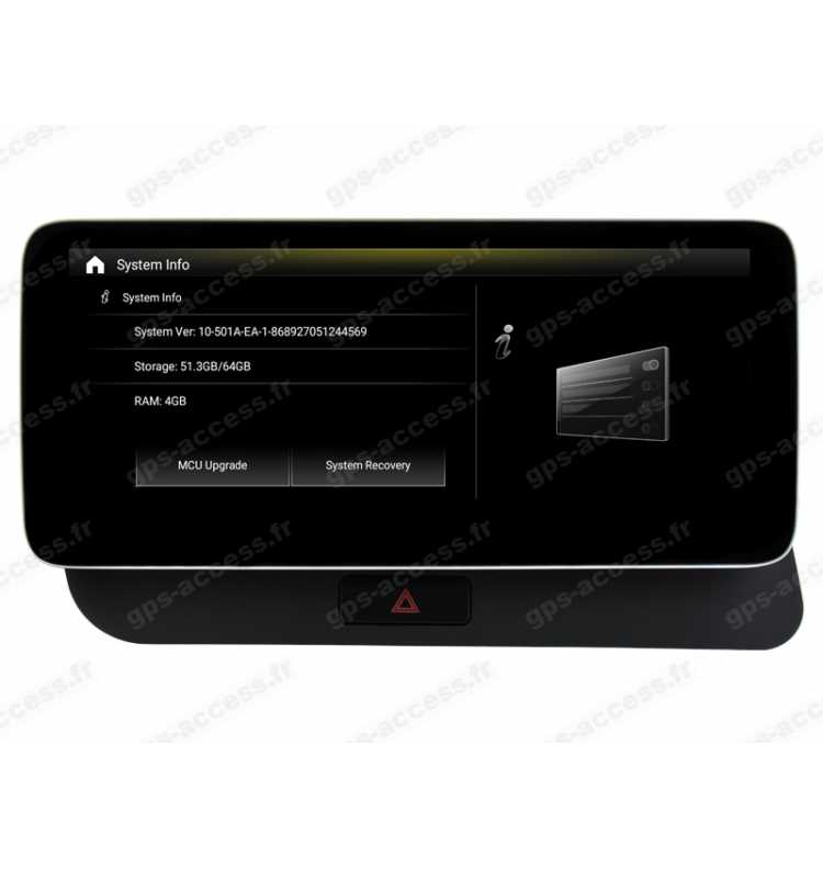 Autoradio GPS Audi Q5 2009 à 2018 Android 