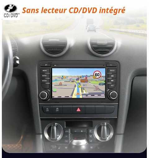 Autoradio GPS Audi A3 S3 RS ⇒ Commander en ligne