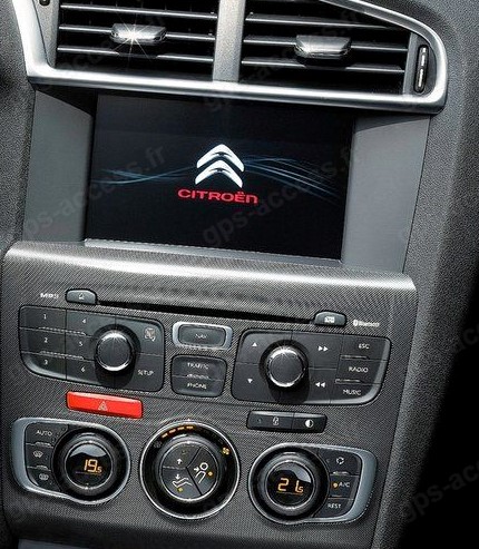 Autoradio tactile GPS Bluetooth Android & Apple Carplay Citroën C4 et DS4  de 2011 à 2018 + caméra de recul