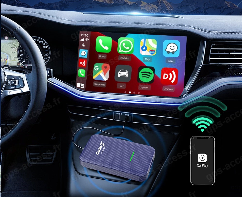Comment passer du CarPlay ou d'Android Auto filaire à sans fil dans votre  véhicule équipé d'origine ?